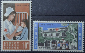 Інше Другое ^/--/^ Кипр Красный Крест Медицина Дети 1963 ^_^^^ Кіпр Червоний Хрест Медицина Діти 1963 - фото фото фото