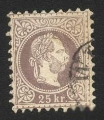 Австрія Австрия ^/--/^ Австрия  1867 г. № 44 гашеная ^_^^^ Австрія 1867 р. No 44 гашена - фото фото фото