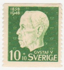 Скандинавія Скандинавия ^/--/^ Швеция 1948  г. № 345 ** ^_^^^ Швеція 1948 No 345 ** - фото фото фото
