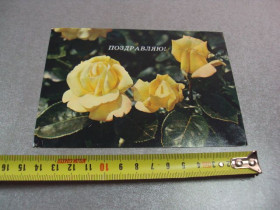 СРСР СССР ^/--/^ открытка поздравляю 1985 смолякова №10952 ^_^^^ Вітаю 1985 смолякова No /--/ 10952 - фото фото фото