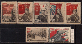 СРСР - СССР - ^/--/^ СССР*, 1938 г., распродажа коллекции, 20 лет Советской армии и военно-морского флота ^_^^^ СРСР, 1938 р., розпродаж колекції, 20 років Радянської армії і військово-морського флоту - фото фото фото