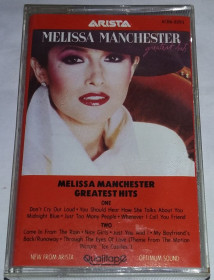 Касети Кассеты ^/--/^ MELISSA MANCHESTER Greatest Hits.  Cassette US ^_^^^ MELISSA MANCHESTER Greatest Hits. Cassette US - фото фото фото