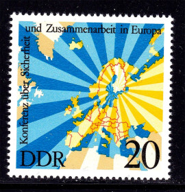 НДР, ФРН ГДР, ФРГ ^/--/^ ГДР / DDR    MNH - карта Европы - ^_^^^ DDR MNH - карта Європи - фото фото фото