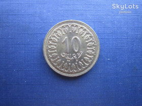Туніс Тунис ^/--/^ Монета 10 миллим Тунис 1960 ^_^^^ Монета 10 мілім Туніс 1960 - фото фото фото