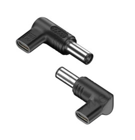 Адаптери живлення Адаптеры питания ^/--/^ Перехідник Type-C to DC Adapter YX-08 PD /--/ 19 5 /--/ V 7.4 x 5.0 мм  (Dell) Black ^_^^^ Переходник Type-C to DC Adapter YX-08 PD /--/ 19 5 /--/ V 7.4 x 5.0 мм (Dell) Black - фото фото фото