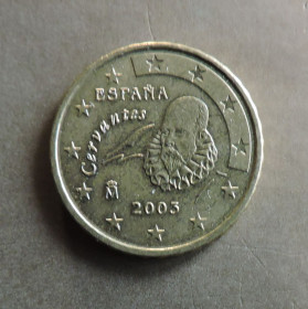 Іспанія Испания ^/--/^ Испания Іспанія 10 євро центів 2003 ^_^^^ Испания Испания 10 евро центов 2003 - фото фото фото