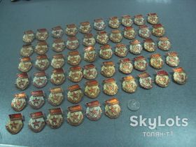 Відзнаки Знаки отличий ^/--/^ знак инструктор досааф ссср лот 64 шт №8227 ^_^^^ знак інструктор досааф СРСР лот 64 шт No /--/ 8227 - фото фото фото