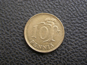 Фінляндія Финляндия ^/--/^ 10 пенни Финляндия 1977 ^_^^^ 10 Пенні Фінляндія 1977 - фото фото фото