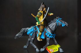 Фігурки, солдатики Фигурки, солдатики ^/--/^ самурай с мечем на коне 75-80 /--/ мм PLASTOY Франция ^_^^^ Самурай з мечем на коні 75-80 /--/ мм PLASTOY Франція - фото фото фото