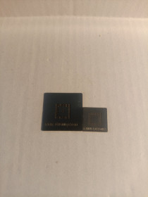 Інші радіокомпоненти Другие радиокомпоненты ^/--/^ 9024 /--/ А - Набір BGA трафаретів прямого нагріву під кульки припою діаметром 0.3 / 0.35 мм    (9 штук) ^_^^^ 9024 /--/ А - набор BGA трафаретов прямого нагрева под шарики припоя диаметром 0.3 / 0.35 мм (9 штук) - фото фото фото