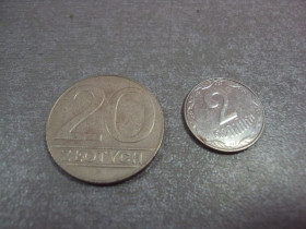 - року - года ^/--/^ монета польша 20 злотых 1990 №9721 ^_^^^ монета польща 20 злотих 1990 No /--/ 9721 - фото фото фото
