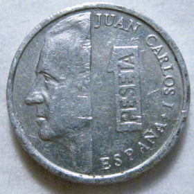 Іспанія Испания ^/--/^ Іспанія 1 песета 1993 року #6 /--/ П /--/ 1856 ^_^^^ Испания 1 песета 1993 года #6 /--/ П /--/ 1856 - фото фото фото