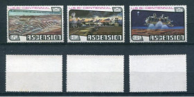 Освоєння космосу Освоение космоса ^/--/^ о-в Вознесения Ascension Space 1966   Mi 215-217 20 /--/ th anniversary of NASA station MNH Cv  5.00 ^_^^^ Створення Ascension Space 1966 Mi 215-217 20 /--/ th anniversary of NASA station MNH Cv 5.00 - фото фото фото