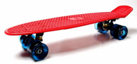 Дитячі ролики та скейти Детские ролики и скейты ^/--/^ Penny Board. Red. Светящиеся колеса. (1905288341) ^_^^^ Penny Board. Red. Світні колеса. (1905288341) - фото фото фото