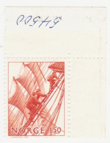 Скандинавія Скандинавия ^/--/^ Норвегия 1981 г.№ 855 ** ^_^^^ Норвегія 1981 No 855 ** - фото фото фото