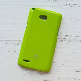 Зарядні пристрої Зарядные устройства ^/--/^ Чохол для LG L /--/ 80 (D /--/ 380) силіконовий, зелений, Goospery ^_^^^ Чехол LG L /--/ 80 D /--/ 380 для телефона силиконовый Green - фото фото фото