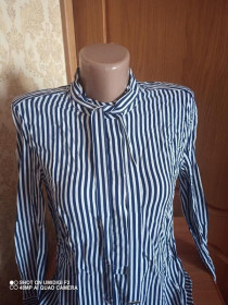 Блузки, сорочки Блузки, рубашки ^/--/^ Рубашка в полоску zara р.s ^_^^^ Рубашка в полоску zara р. s - фото фото фото