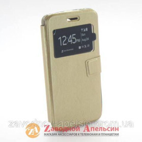 Чохли, бампера Чехлы, бампера ^/--/^ Чехол книжка Lenovo A /--/ 5000 Smart Case gold ^_^^^ Книга Lenovo A /--/ 5000 Smart Case Gold - фото фото фото