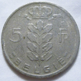 Бельгія Бельгия ^/--/^ Бельгія 5 франків 1964 року BELGIË #6 /--/ П /--/ 1703 ^_^^^ Бельгия 5 франков 1964 года BELGIË #6 /--/ П /--/ 1703 - фото фото фото