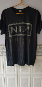 Футболки, майки Футболки, майки ^/--/^ Футболка &amp;quot;NIN&amp;quot;  (100% cotton, L) б/у - фото фото фото