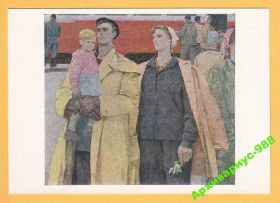 СРСР СССР ^/--/^ 1962 СССР Соцреализм Картина Кузбасс Худ. ГЛАНДИН ^_^^^ 1962 — СРСР Соцреалізм Картина Кузбас Худ. ГЛАНДІН - фото фото фото