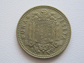 Іспанія Испания ^/--/^ Испания 1 песета 1966  (67) года 22438 ^_^^^ Іспанія 1 песета 1966 (67) року 22438 - фото фото фото