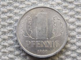НДР, ФРН ГДР, ФРГ ^/--/^ Германия ГДР 1 пфенниг 1980 года #5815 ^_^^^ Німеччина НДР 1 пфеніг 1980 року #5815 - фото фото фото