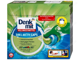 Для прання Для стирки ^/--/^ Капсули для прання білих речей Denkmit 3 /--/ IN /--/ 1 Aktiv Caps, 22 шт ^_^^^ Капсулы для стирки белых вещей Denkmit 3 /--/ IN /--/ 1 Aktiv Caps, 22 шт - фото фото фото