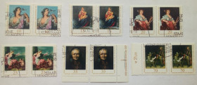 НДР, ФРН ГДР, ФРГ ^/--/^ ГДР 1976 Живопись, сцепки, гашеные ^_^^^ НДР 1976 Живопис, зчеплення, гашені - фото фото фото