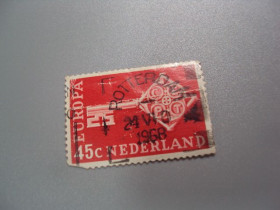 Бенілюкс Бенилюкс ^/--/^ марка Нидерланды 1968 ключ европа гаш №2079 ^_^^^ Нідерланди 1968 ключ європа гаш No /--/ 2079 - фото фото фото