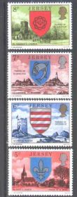 Великобританія Великобритания ^/--/^ ZM Джерси 1976 г MNH - полная серия - геральдика ^_^^^ ZM Джерсі 1976 MNH - повна серія - геральдика - фото фото фото