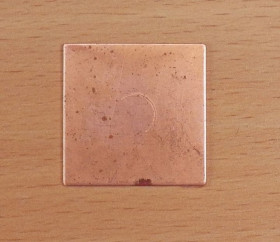 Радіатори Радиаторы ^/--/^ Радіатор  31*31*1 mm мідь ^_^^^ Радиатор 31*31*1 mm медь - фото фото фото