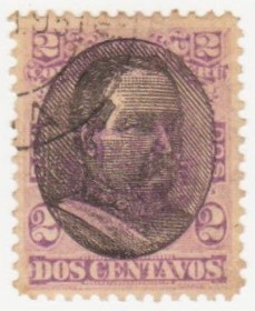 Південна Америка Южная Америка ^/--/^ Перу  1894 г.№  80 А гашеная ^_^^^ Перу 1894 р. No 80 А гашена - фото фото фото