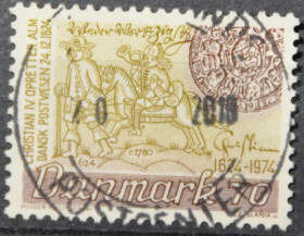 Інше Другое ^/--/^ Дания 350-летие Датского почтамта 1974 ^_^^^ Данія 350-річчя Данського поштамту 1974 - фото фото фото