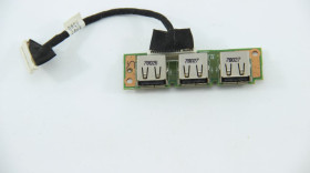 Інші комплектуючі Другие комплектующие ^/--/^ Плата USB портов со шлейфом для ноутбука Acer Extensa 5220, 5420, 5620, 5220, 5720, 7620, 7620 /--/ G ^_^^^ Плата USB портів зі шлейфом для ноутбука Acer Extensa 5220, 5420, 5620, 5220, 5720, 7620, 7620 /--/ G - фото фото фото