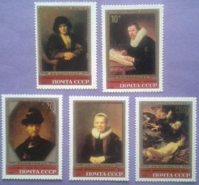 СРСР - СССР - ^/--/^ СССР 1983 искусство живопись Рембрандт СК 5310-5314 MNH ^_^^^ СРСР 1983 мистецтво живопис Рембрандт СК 5310-5314 MNH - фото фото фото