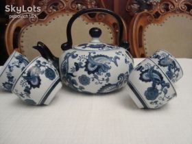Кухонне начиння, посуд, столове срібло Кухонная утварь, посуда, столовое серебро ^/--/^ Чайный Набор Бело - Голубой  ( Кобальт ) Фарфор TEA SET PIER Китай Европы Новый №230 ^_^^^ Чайний Набір Біло - Блакитний (Кобальт) Фарфор TEA SET PIER Китай Європи Новий No /--/ 230 - фото фото фото