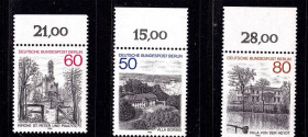 НДР, ФРН ГДР, ФРГ ^/--/^ Германия - Берлин  1982 г MNH -   архитектура ^_^^^ Німеччина - Берлін 1982 р MNH - архітектура - фото фото фото