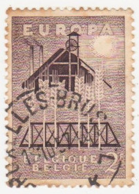 Бенілюкс Бенилюкс ^/--/^ Бельгия 1957  г. № 1073 гашеная ^_^^^ Бельгія 1957 р. No 1073 гашена - фото фото фото