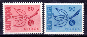Скандинавія Скандинавия ^/--/^ Норвегия  1965 г MNH -  EUROPA CEPT - ^_^^^ Норвегія 1965 MNH - EUROPA CEPT - фото фото фото