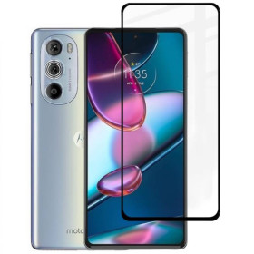 Чохли, бампера Чехлы, бампера ^/--/^ Захисне скло Fiji Premium для Motorola Edge 30 Pro повне проклеювання Anti-Static чорний ^_^^^ Защитное стекло Fiji Premium для Motorola Edge 30 Pro полное проклеивание Anti-Static черный - фото фото фото