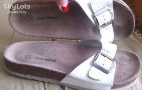 Босоніжки Босоножки ^/--/^ білі  босоніжки р /--/ 37 Graceland еко шкіра ^_^^^ белые босицы р /--/ 37 Graceland эко кожа - фото фото фото