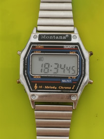 Годинники Часы ^/--/^ Montana часы с мелодиями времён 80 /--/ х ^_^^^ Montana годинник з мелодіями часів 80 /--/ х - фото фото фото
