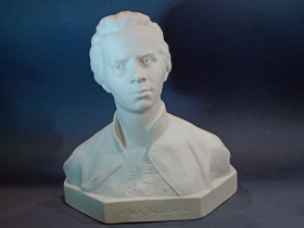 Статуетки, Скульптури, Фігурки, Фарфор Статуэтки, Скульптуры, Фигурки, Фарфор ^/--/^ Леся Українка бюст. Висота 19 см. Порцеляна ^_^^^ Леся Украинка бюст. Высота 19 см. Порцеляна - фото фото фото