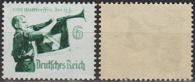 Третій Рейх (-) Третий Рейх (-) ^/--/^ 1935 - Рейх - Гітлер-югенд 6 Mi.584 Y - 20.0 € _горизонт. рифл. ** ^_^^^ 1935 - Рейх - Гитлер-югенд 6 Mi.584 Y - 20.0 € _горизонт. рифл. - фото фото фото