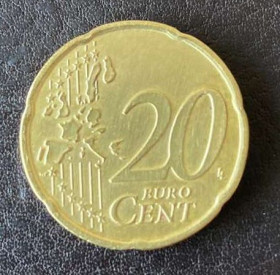 Інше Другое ^/--/^ 20 евро центов 2000 год Бельгия ^_^^^ 20 євро центів 2000 рік Бельгія - фото фото фото