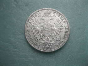 Австро-Угорщина Австро-Венгрия ^/--/^ Австрия 1 флорин   (florin) 1876 г. Серебро .Оригинал .Состояние ^_^^^ Австрія 1 флорин (1876) Срібло .Оригінал . Стан - фото фото фото
