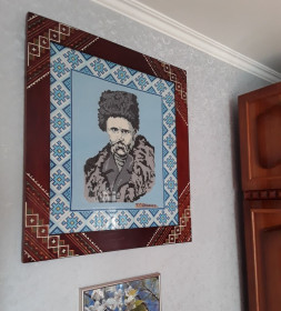 Картини, Гравюри, Живопис та Графіка Картины, Гравюры, Живопись и Графика ^/--/^ Картина. Вишивка. Шевченко.       (Оформлена) ^_^^^ Картина. Вышивка. Шевченко. (Оформленная) - фото фото фото
