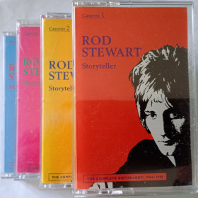 Касети Кассеты ^/--/^ ROD STEWART Storyteller - The Complete Anthology: 1964 - 1990. 4 x Cassette  US ^_^^^ ROD STEWART Storyteller - The Complete Anthology: 1964 - 1990. - фото фото фото