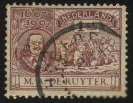 Інші країни Другие страны ^/--/^ Голландия 1907 г. № 73 гашеная ^_^^^ Голландія 1907 р. No 73 гашена - фото фото фото